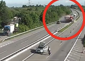 Smrtelná dopravní nehoda kamionu na dálnici D2 u Lanžhotu