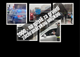 Deset tisíc za pět minut. To jsou pokuty pro řidiče, kteří projeli záchranářskou uličku na Pražském okruhu